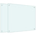 Spatschermen keuken 2 st 70x60 cm gehard glas wit