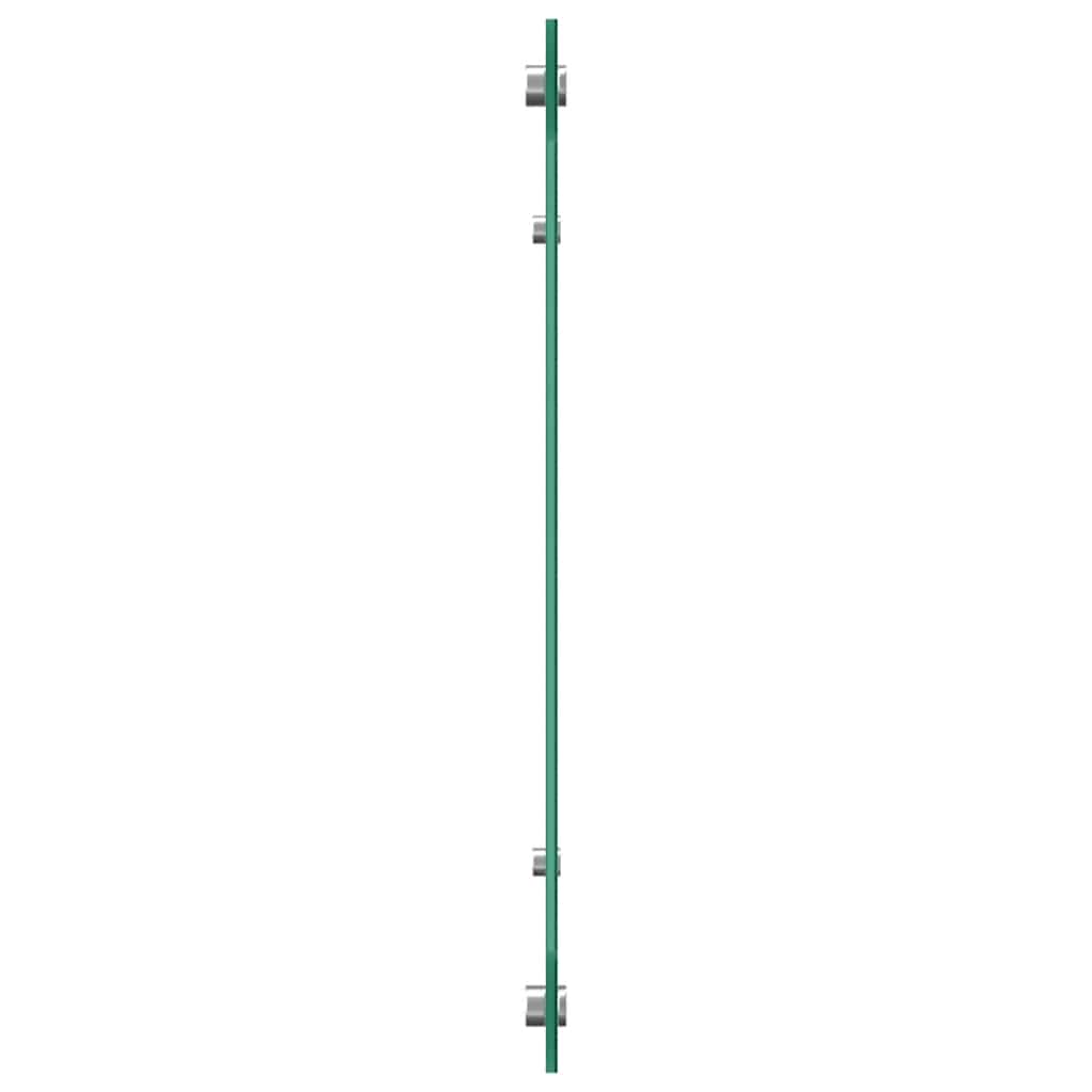 Spatschermen keuken 2 st 80x40 cm gehard glas wit