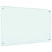 Spatschermen keuken 2 st 80x50 cm gehard glas wit