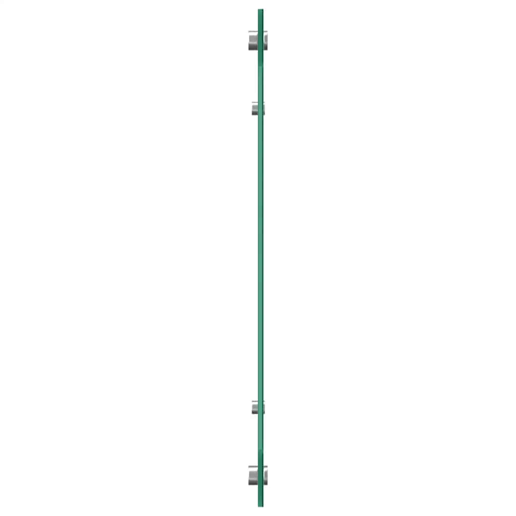 Spatschermen keuken 2 st 80x50 cm gehard glas wit