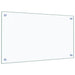 Spatschermen keuken 2 st 70x40 cm gehard glas transparant