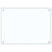 Spatschermen keuken 2 st 70x50 cm gehard glas transparant