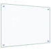 Spatschermen keuken 2 st 70x50 cm gehard glas transparant
