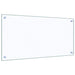 Spatschermen keuken 2 st 80x40 cm gehard glas transparant
