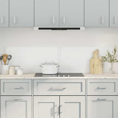 Spatschermen keuken 2 st 80x40 cm gehard glas transparant