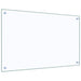 Spatschermen keuken 2 st 80x50 cm gehard glas transparant