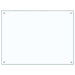 Spatschermen keuken 2 st 80x60 cm gehard glas transparant