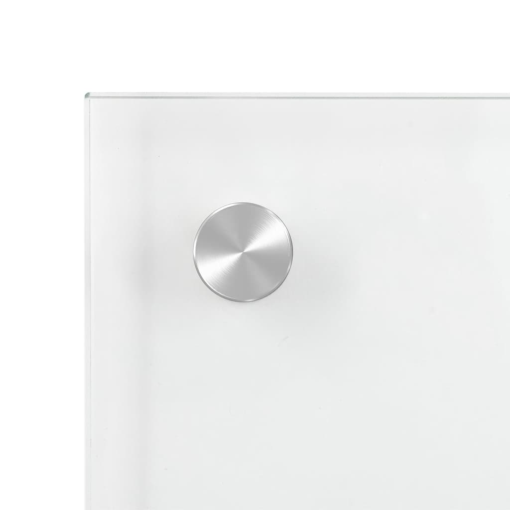 Spatschermen keuken 2 st 80x60 cm gehard glas transparant