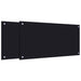 Spatschermen keuken 2 st 80x40 cm gehard glas zwart