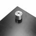 Spatschermen keuken 2 st 80x60 cm gehard glas zwart
