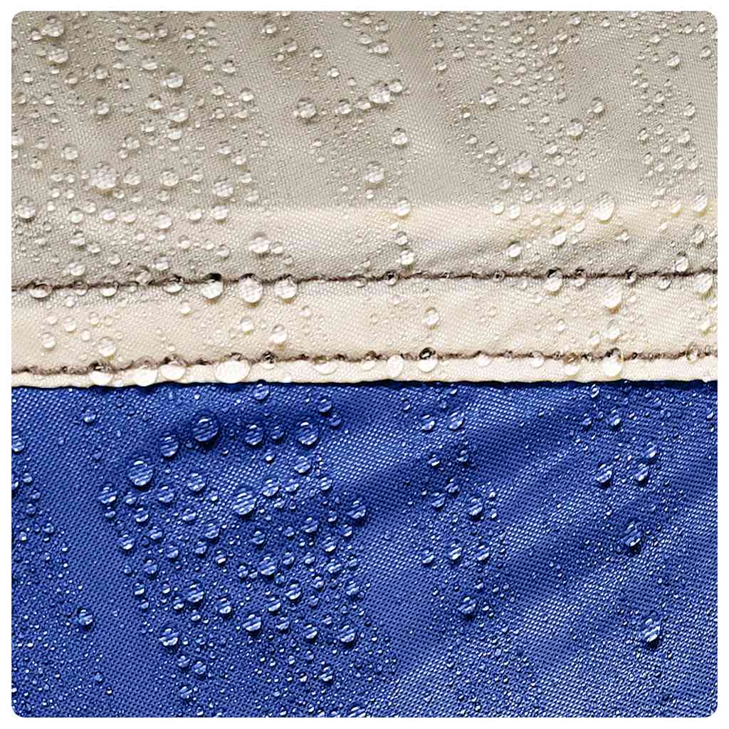 Zwembadtent afneembare buitentent gaaswanden azuurblauw