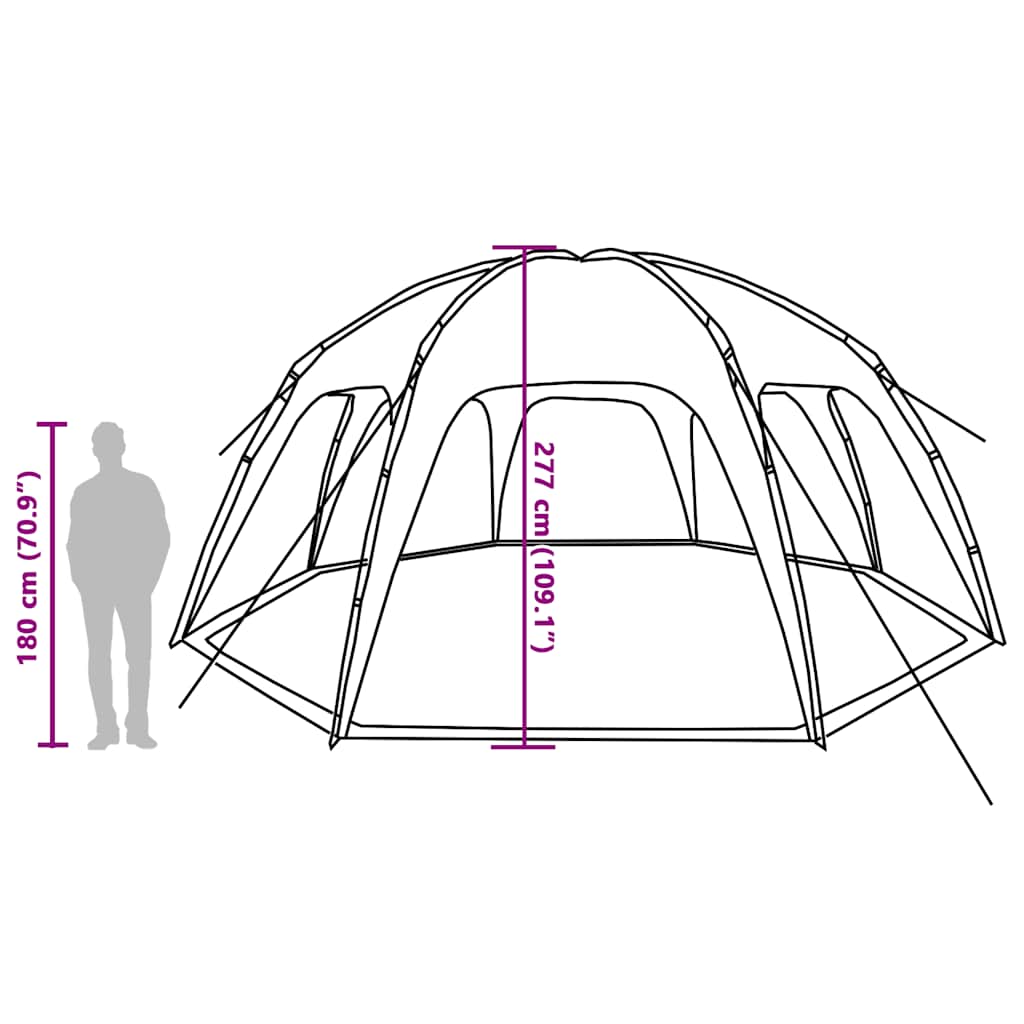 Partytent Waterdicht 618 x 618 x 277 cm