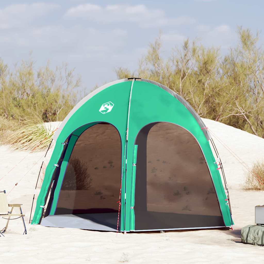 Zwembad Tent Polyester En Glasvezel Zeegroen