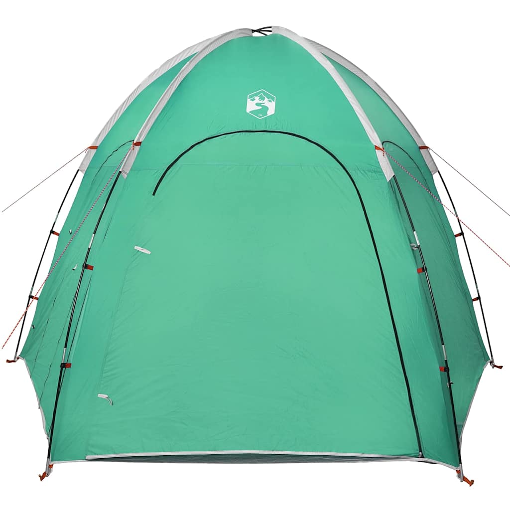 Zwembad Tent Polyester En Glasvezel Zeegroen