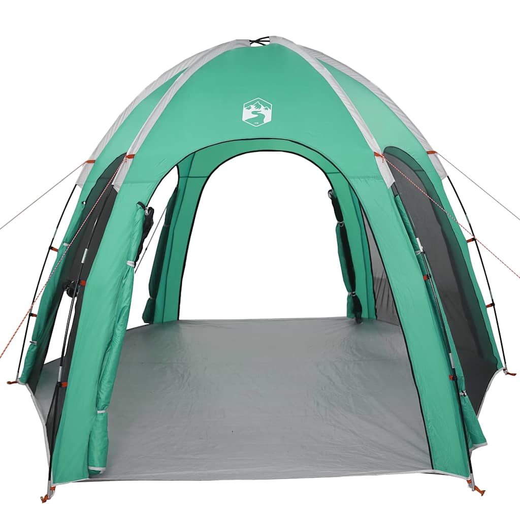 Zwembad Tent Polyester En Glasvezel Zeegroen