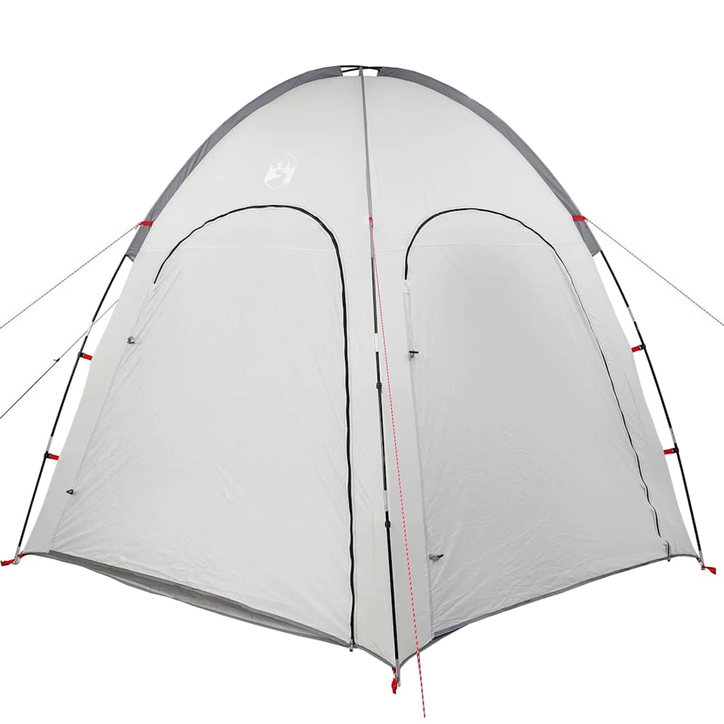 Zwembad Tent Polyester En Glasvezel Grijs