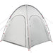 Zwembad Tent Polyester En Glasvezel Grijs