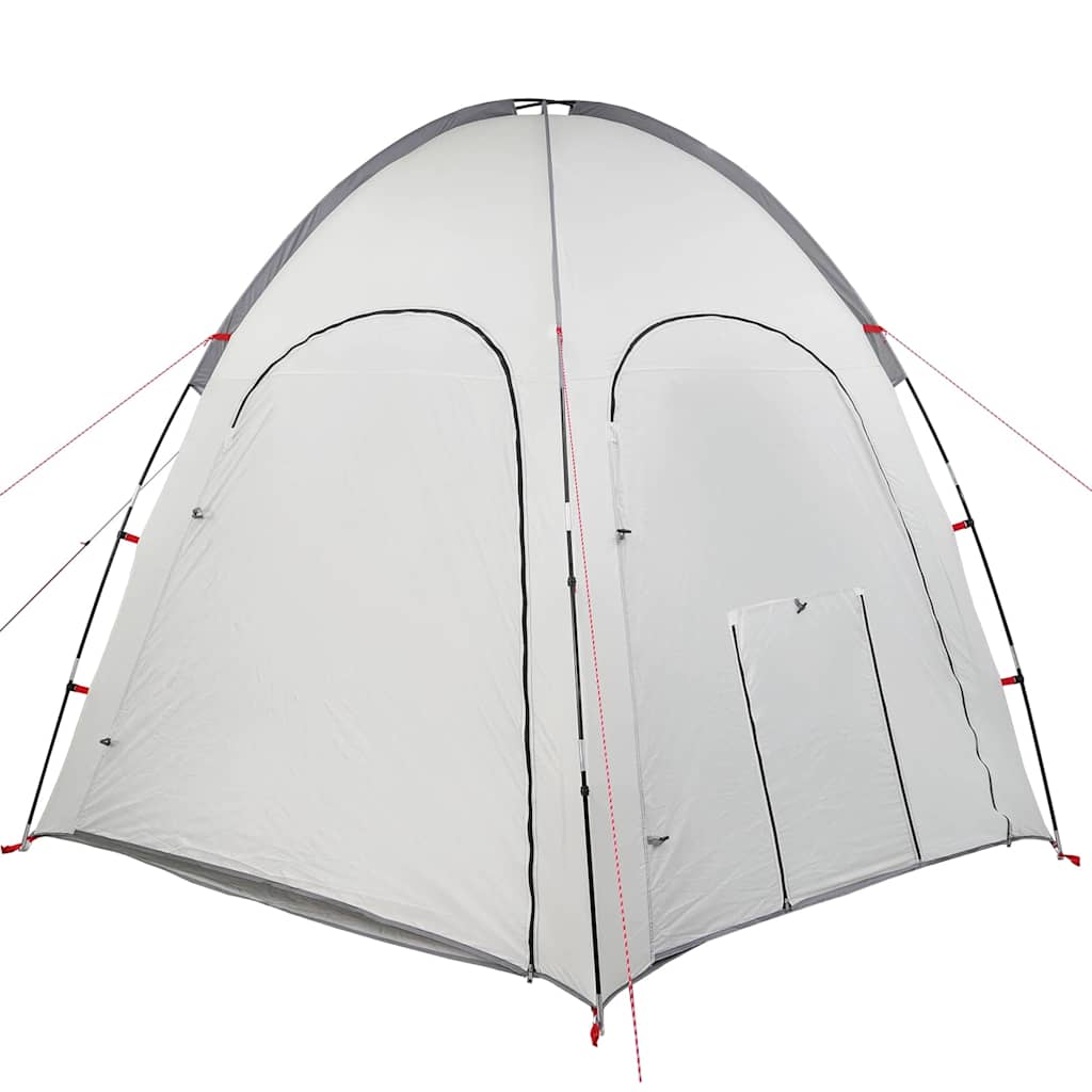 Zwembad Tent Polyester En Glasvezel Grijs