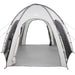 Zwembad Tent Polyester En Glasvezel Grijs