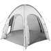 Zwembad Tent Polyester En Glasvezel Grijs