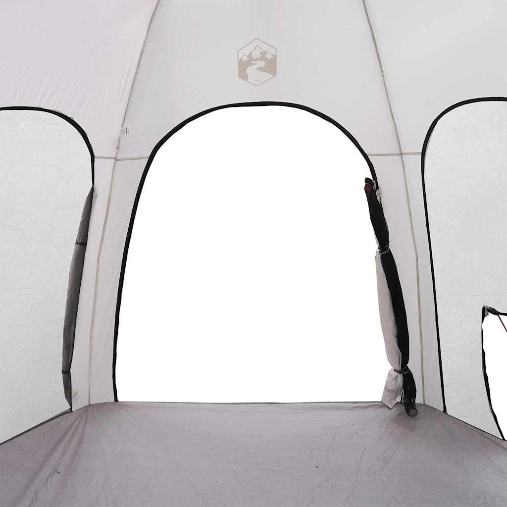 Zwembad Tent Polyester En Glasvezel Grijs