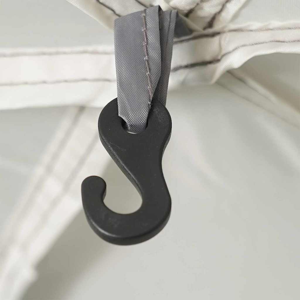 Zwembad Tent Polyester En Glasvezel Grijs