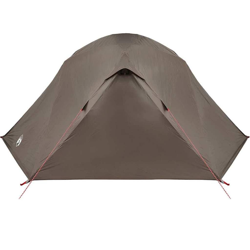 Vistent met dak Bruin 514 x 465 x 187 cm Polyester en Glasvezel