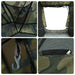 Vistent Camouflage 514 x 465 x 187 cm Polyester en Glasvezel