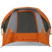 Tent 4-persoons waterdicht grijs en oranje