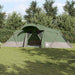 Gezinstent met dak Groen en Grijs 721 x 335 x 212 cm