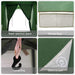Gezinstent met dak Groen en Grijs 721 x 335 x 212 cm