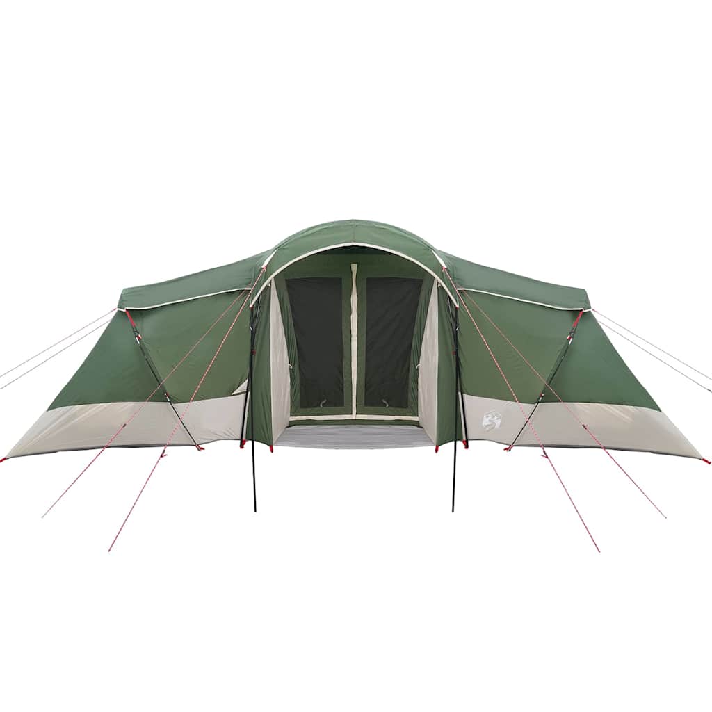 Gezinstent met dak Groen en Grijs 721 x 335 x 212 cm