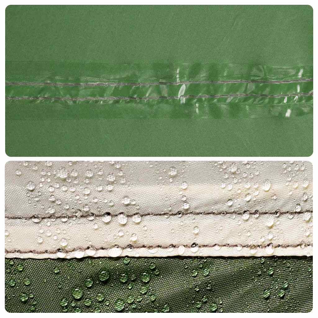 Gezinstent met dak Groen en Grijs 721 x 335 x 212 cm