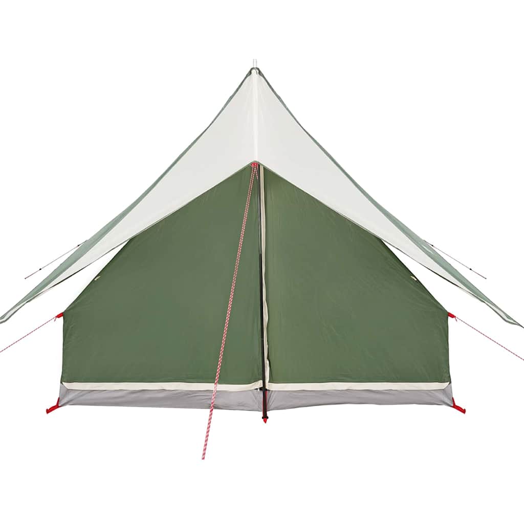 Gezinstent met dak Groen en Wit 220 x 220 x 184 cm