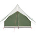 Gezinstent met dak Groen en Wit 220 x 220 x 184 cm