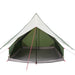 Gezinstent met dak Groen en Wit 220 x 220 x 184 cm