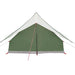 Gezinstent met dak Groen en Wit 256 x 256 x 185 cm