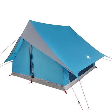 Gezinstent met dak Blauw en Grijs 256 x 256 x 185 cm