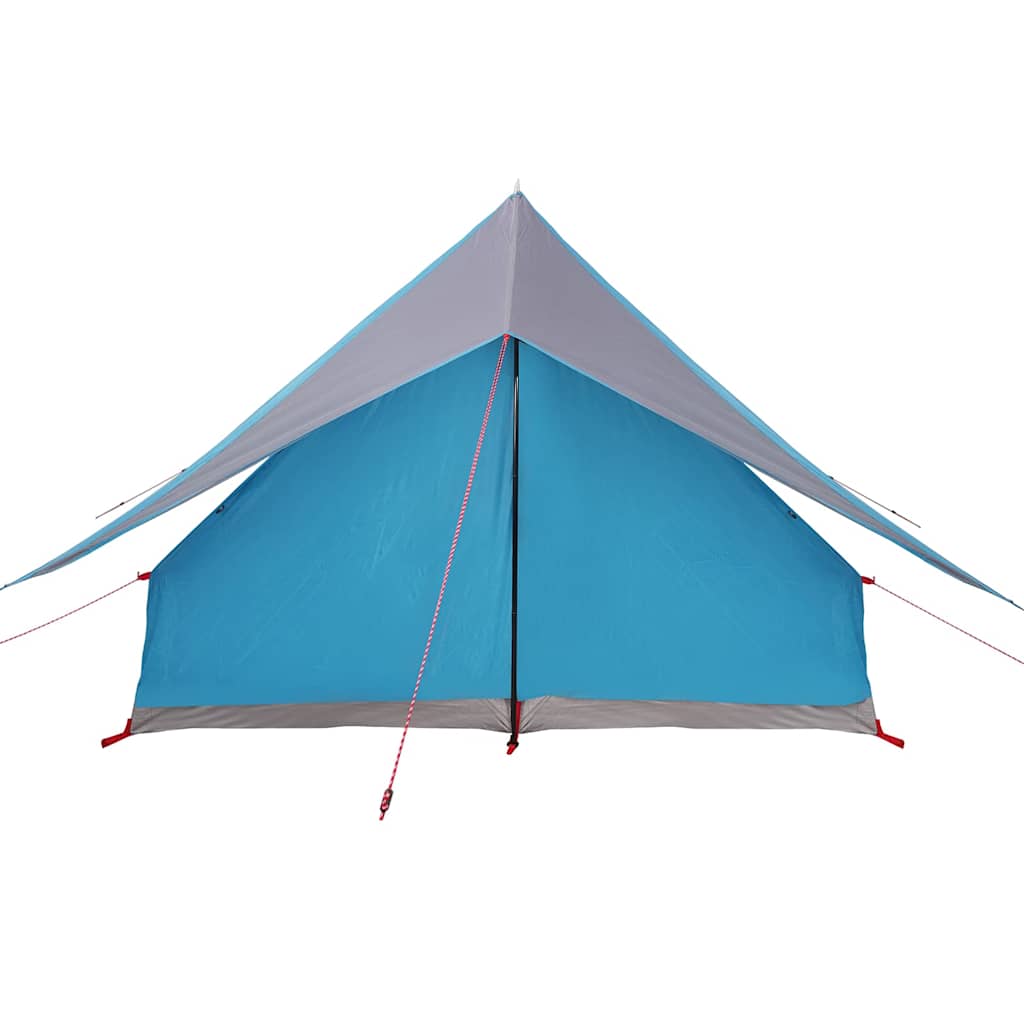 Gezinstent met dak Blauw en Grijs 256 x 256 x 185 cm