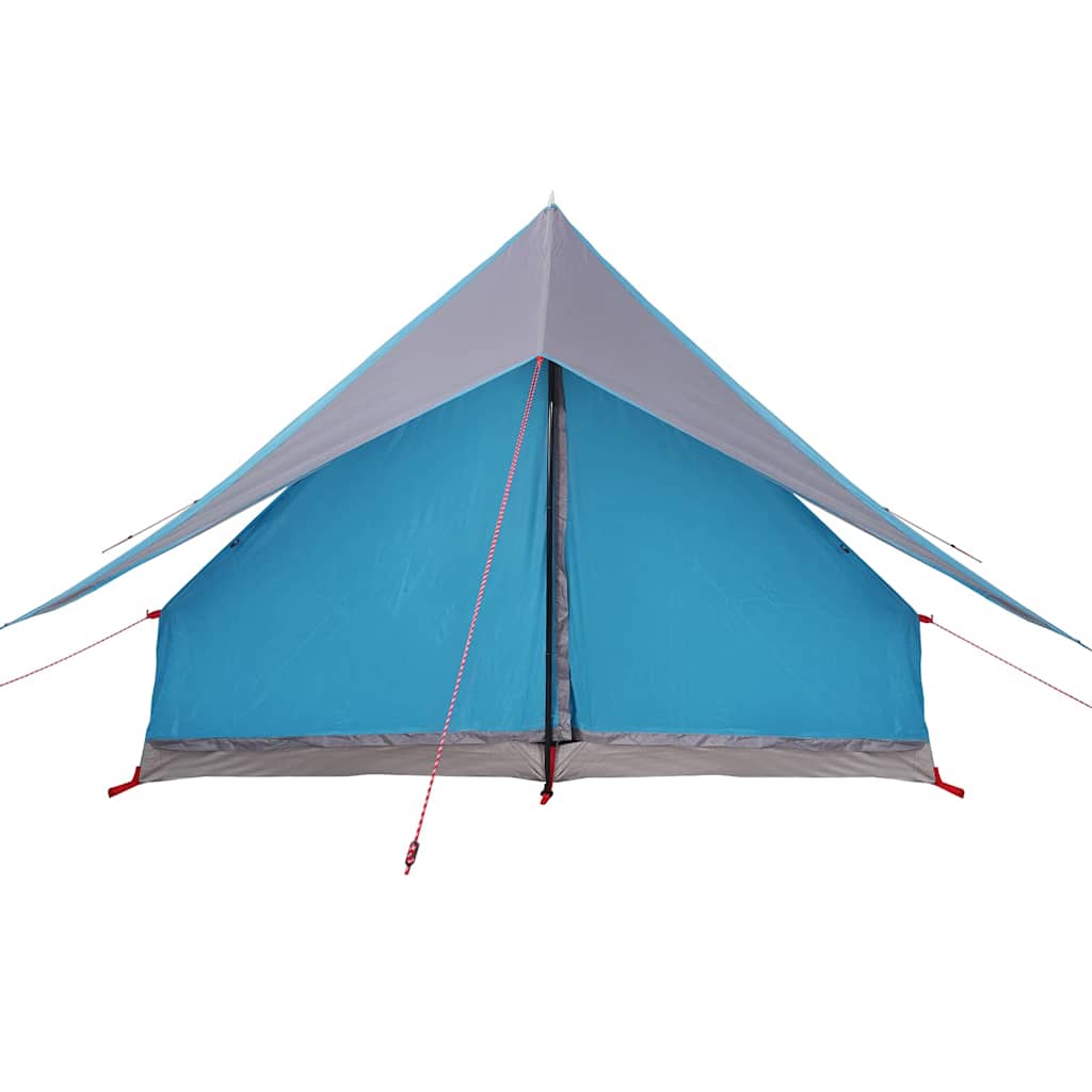 Gezinstent met dak Blauw en Grijs 256 x 256 x 185 cm