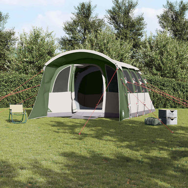 Gezinstent met dak Groen en Wit 576 x 325 x 213 cm