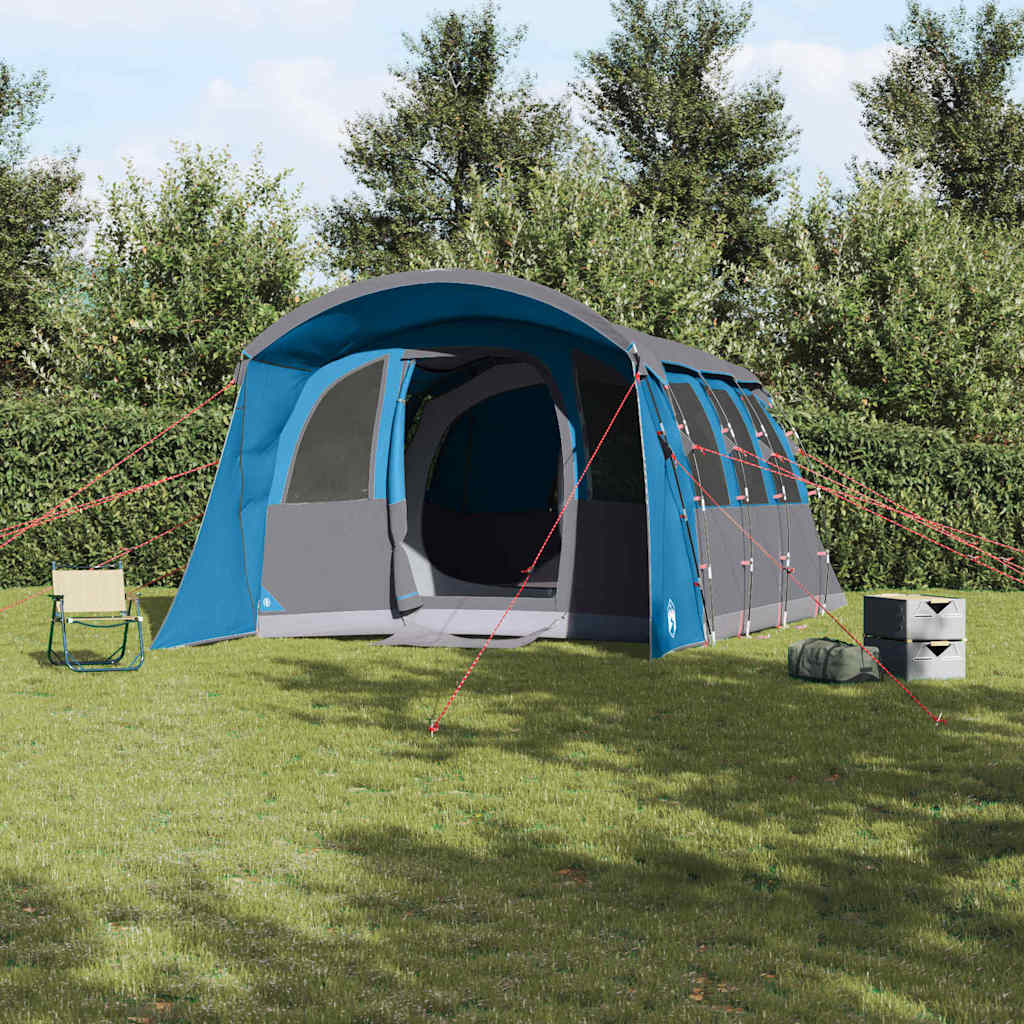 Gezinstent met dak Blauw en Grijs 576 x 325 x 213 cm