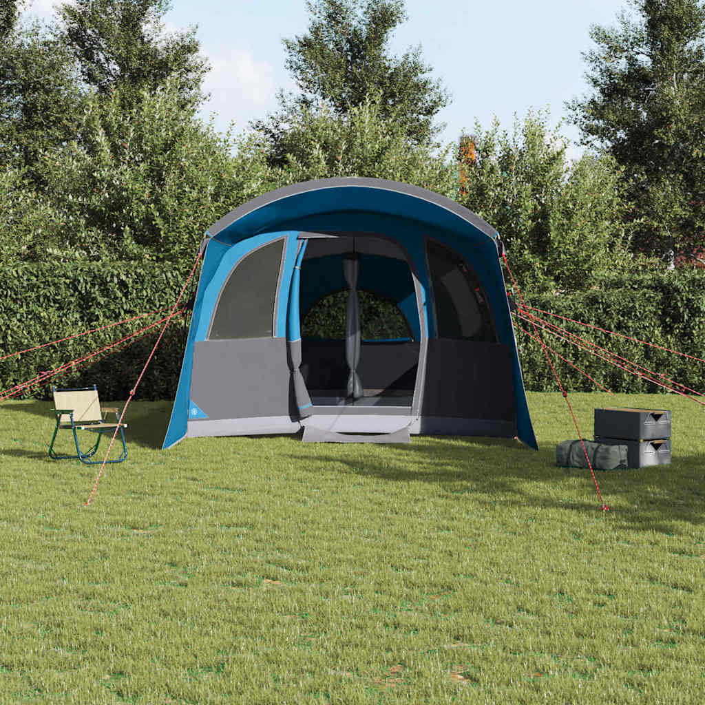 Gezinstent met dak Blauw en Grijs 576 x 325 x 213 cm