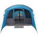 Gezinstent met dak Blauw en Grijs 576 x 325 x 213 cm