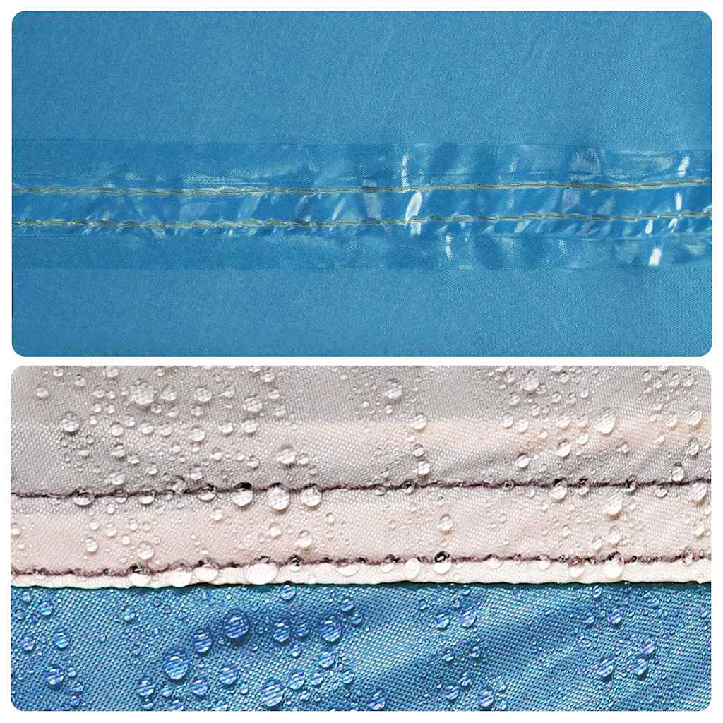 Gezinstent met dak Blauw en Grijs 576 x 325 x 213 cm