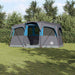 Gezinstent Blauw en Grijs 435 x 255 x 216 cm Polyester en staal