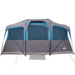 Gezinstent Blauw en Grijs 435 x 255 x 216 cm Polyester en staal