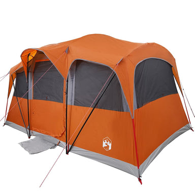 Gezinstent met dak Oranje en Oranje 435 x 255 x 216 cm