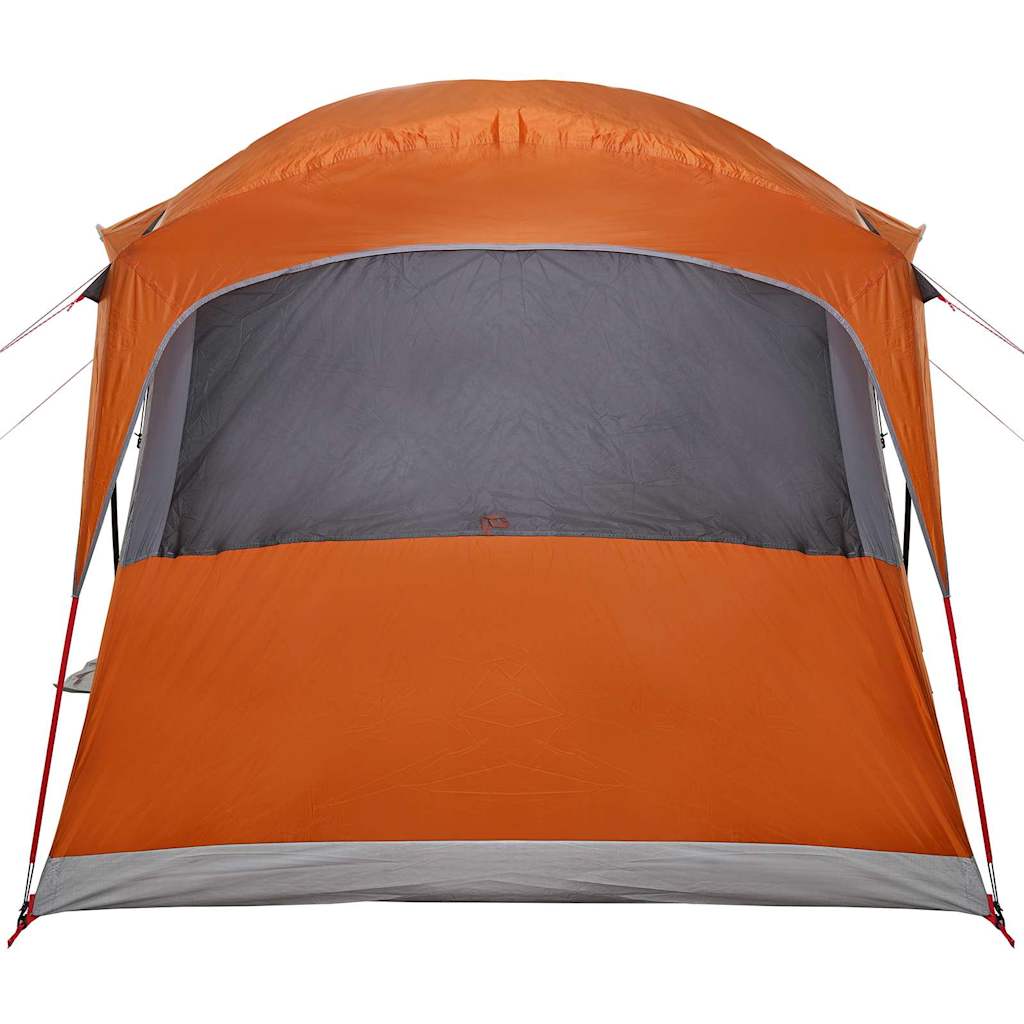 Gezinstent met dak Oranje en Oranje 435 x 255 x 216 cm