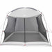 Muskietentent Grijs 320 x 320 x 218 cm Polyester en Glasvezel